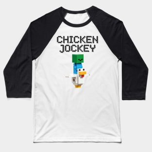 chicken jockey minecraft Baseball T-Shirt